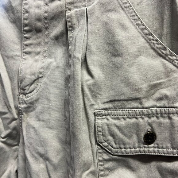 VTG Eddie Bauer Khaki Slacks Side Pockets and Hand Pockets 100% Cotton - Picture 5 of 10